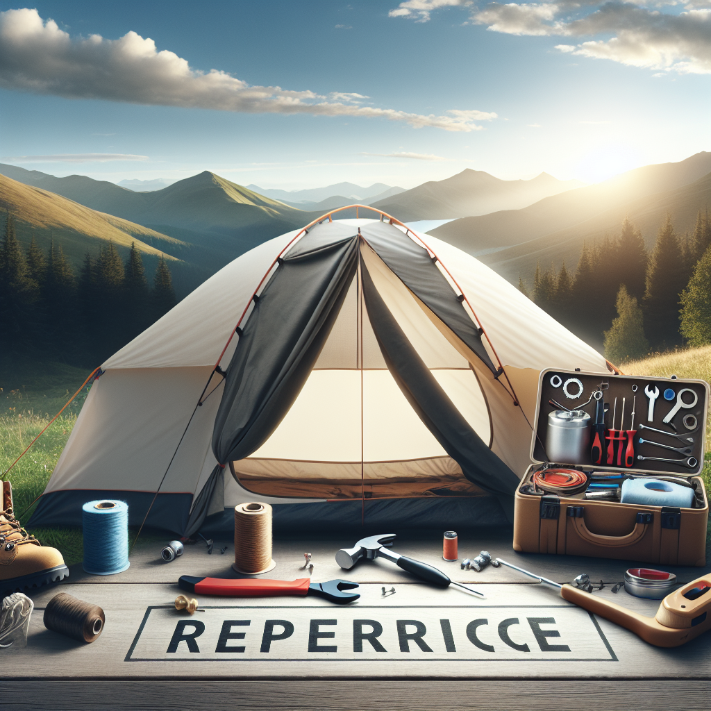 Zelt-Reparaturservice